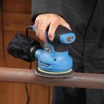 G LAXIA Orbital Sander，2.5Amp 5-inch Electric Sander with 15 piece Sanding Discs, 6 Variable Speed 6000-13000OPM and Dust Collection System for Sanding and Polishing