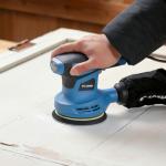 G LAXIA Orbital Sander，2.5Amp 5-inch Electric Sander with 15 piece Sanding Discs, 6 Variable Speed 6000-13000OPM and Dust Collection System for Sanding and Polishing