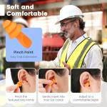 Shooting Ear Protection - 10 Pairs Noise Cancelling Ear Plugs for Gun Range, Sleeping & Swimming