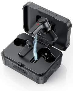 Qozybuds Electronic Shooting Ear Protection Earplugs, 29dB SNR, 70H Playtime, Bluetooth 6.0 Hunting Ear Protections, IPX6 Waterproof, Memory Foam Earbuds, for Shooting Ranges, Concert, Work