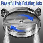 Westinghouse Universal 16.5” Pressure Washer Surface Cleaner Attachment - Stainless Steel - 4400 Max PSI, 1/4” Connector - for Gas and Electric Pressure Washers