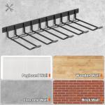 reliahom Power Tool Organizer, Cordless Drill Holder Wall Mount, Garage Tool Storage Rack, Heavy Duty Tool Rack for Garage and Workshop, Quick Installation in Minutes, 1 Pack