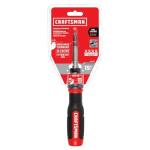 CRAFTSMAN Ratcheting Screwdriver, SpeedDrive, 2” Double Ended Bits Included, Handle Holds Up To 6 Bits (CMHT68129)