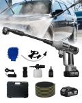 Cordless Pressure Washer 1080PSI with 2 x 3.0 Ah Batteries, Portable Power Washer with 6-in-1 Nozzle,Foam Cannon, Hose, Faucet Adaptor, Handheld Pressure Washer for Car Wash Fences Driveways Patios
