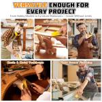 TOVPADE 54PCS Premium Micro Sander, Detail & Mini Sander Block – Precision Small Hand Sanding Tool, 80–800 Grit Sandpaper Kit, 3-in-1 Set for Wood, Crafts, Furniture, Tight Spaces & DIY Projects