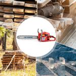 62CC Gas Chainsaw, 20 Inch Power Chain Saw, 2-Cycle Handed Petrol Chainsaws Gasoline Chainsaws Garden Tool for Cutting Trees, Wood, Outdoor Home Garden and Farm Use