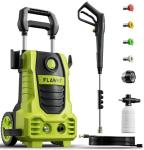 Electric Pressure Washer, 26 FT Hose Pressure Cleaner 2030 PSI with 4 Nozzles Tips,Surface Cleaning with Upgraded Swivel Joint for Car,Fences,Patios,Daily Needed Light Green