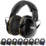 Dr.meter Noise Reduction Ear Muffs, Ear Protection Noise Cancelling Headphones for Adults, Kids Autism Sensory, 31dB Hearing Protection Earmuffs for Shooting Gun Range, Mowing, Fireworks, Garden Work