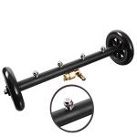 Tool Daily Pressure Washer Nozzle Tips, Replacement for Surface Cleaner, Water Broom and Undercarriage Cleaner, 4000 PSI, 1/4 Inch Male NPT, 25 Degree Silver