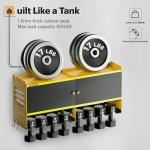 Spampur Power Tool Organizer Wall Mount with Charging Station,Garage Metal Cabinet 15 Min Quick Assembly & Max 150lb load with 6 Outlet Power Strip, 8 Slots Cordless Drill for Workshop/Shed/Tool Room