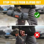 GRENPRO Ratcheting Wrench Set, Combination Wrench Set, 22-Piece SAE & Metric and Standard, 72Th Long Open End, 1/4" to 3/4" & 6-18mm, Organizer With Roll Up Pouch, CR-V Socket Mechanic Hand Tools Sets