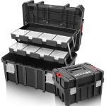 Anyyion Tool Box, 3-Tiers Multi-Function Storage Portable Toolbox Organizer, Stackable.