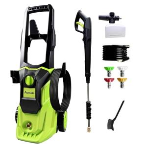 Pressure Washer, Power Washer with Foam Cannon,High Pressure Cleaning Machine with 4 Nozzles for Car, Patio, Driveway,Fences,Decks