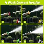 Pressure Washer, Power Washer with Foam Cannon,High Pressure Cleaning Machine with 4 Nozzles for Car, Patio, Driveway,Fences,Decks