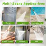 Pressure Washer, Power Washer with Foam Cannon,High Pressure Cleaning Machine with 4 Nozzles for Car, Patio, Driveway,Fences,Decks