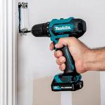 Makita FD09R1-R 12V MAX CXT Lithium-Ion 3/8 in. Cordless Drill Driver Kit with 2 Batteries (2 Ah) (Renewed)