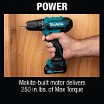 Makita FD09R1-R 12V MAX CXT Lithium-Ion 3/8 in. Cordless Drill Driver Kit with 2 Batteries (2 Ah) (Renewed)
