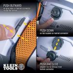 Klein Tools 60502 Ear Muffs with Hard Hat Full Brim Attachment, 26dB NRR, for Construction, Manufacturing, Maintenance, Woodworking