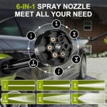 Cordless Pressure Washer,900PSI Portable Battery Power Washer,Electric Car Pressure Washer Handheld with 6-in-1 Nozzle & 1.5Ah Battery, Portable Electric Cleaner for Car/Floor/Garden/Fence