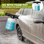 Cordless Pressure Washer,900PSI Portable Battery Power Washer,Electric Car Pressure Washer Handheld with 6-in-1 Nozzle & 1.5Ah Battery, Portable Electric Cleaner for Car/Floor/Garden/Fence