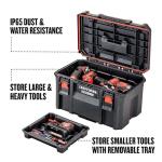 CRAFTSMAN TRADESTACK Tool Box, Waterproof Indoor/Outdoor, Stackable Tool Storage, Lockable, 21 Inch (CMST21430)