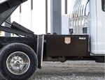 Black Steel Underbody Truck Tool Box 18x18x36