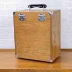 INWINACALT Oak Tool Chest, 8-Drawer Portable Handle with Chrome Hardware,Red Oak Color