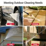 Electric Pressure Washer, 2.5 GPM Power Washer with 4 Quick Connect Nozzles & Foam Cannon, Portable High Pressure Washer Cleaning Machine for Cars Fences Driveways Patios