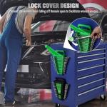 12-Piece Ratchet Wrench Set, Metric 6-18mm Ratchet Combination Wrenches Set, 12-Point 72-Tooth Ratcheting Spanners with Magnetic Base Organizer, Chrome Vanadium Steel for Automotive Mechanic Tool