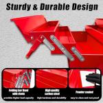 YATOINTO Metal Cantilever Tool Box 18 Inch, 3 Layers 5 Tray Portable Fold Out Tool Box Organizer Storage for Home Studio Auto Repair Factory 18" * 8 "* 8"