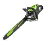 Greenworks 80V 20" Brushless Cordless Chainsaw (Great For Tree Felling, Limbing, Pruning, and Firewood), 75+ Compatible Tools, Tool Only, Green