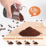 Secura Coffee Grinder Electric, Spice Grinder, Dual Glass Bowls for Wet & Dry Grinding