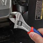 WORKPRO 3-piece Adjustable Wrench Set CR-V with Rubberized Anti-Slip Grips 10-inch, 8-inch, 6-inch