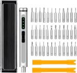Electric Screwdriver,Mini Electric Screwdriver,44 in 1 Screwdriver Set,Rechargeable Portable Cordless Repair Tool Kit for Electronics Laptops Glasses Clocks