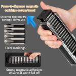 Electric Screwdriver,Mini Electric Screwdriver,44 in 1 Screwdriver Set,Rechargeable Portable Cordless Repair Tool Kit for Electronics Laptops Glasses Clocks