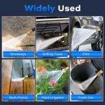 Pressure Washer, Power Washer with 4 Nozzles and Foam Cannon, High Pressure Cleaning Machine for Cars, Driveways, Fences, Patios, Home Cleaning