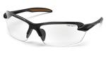 Carhartt Spokane Clear Safety Glasses with Black Frame