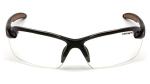 Carhartt Spokane Clear Safety Glasses with Black Frame