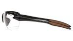 Carhartt Spokane Clear Safety Glasses with Black Frame