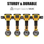 UNITEDPOWER Wall Mounted Power Tool Organizer Holder, Heavy Duty Utility Storage Rack for Battery Powered Hand Tools, Cordless Drill Rack, Workshop, Shed, Garage