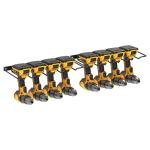 UNITEDPOWER Wall Mounted Power Tool Organizer Holder, Heavy Duty Utility Storage Rack for Battery Powered Hand Tools, Cordless Drill Rack, Workshop, Shed, Garage