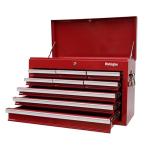 Workington Professional Industrial Portable Metal Tool Chest with 9 Drawers, 26" 9-Drawer Tool Chest Cabinet with Ball Bearing Drawer Slides, Steel Tool Storage Box Organizer 4016 Red