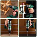 Power Drill Cordless: DEKO PRO Cordless Drill 20V Electric Power Drills Set Tool for Women with Battery and Charger 20 Volt Drills Driver Kit Green