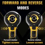 Cordless Impact Driver for Dewalt 20V Battery, Brushless 1/4" Impact Driver, 3-Speed(0-3250 RPM), 3800 IPM Power Impact Drill with LED Light, for Home Improvement Tasks(no battery)