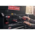 CRAFTSMAN S2000 52" 8-Drawer Tool Storage Chest with Light and Divider, Black (CMST35282BK)