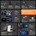 JOREST 155 in 1 Mini Electric Screwdriver Cordless, Precision Power Screwdriver Set, 5 Torque Levels (Max 0.75N.m), Gifts for Men, Magnetic Repair Tool Kit for iPhone, PC, Laptop, PS4 PS5, Xbox, Watch