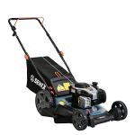 SENIX LSPG-M7 21'' Gas Push Lawn Mower, with 140 cc 4-Cycle Briggs & Stratton Engine, 3-in-1 Bagging, Mulching, and Side Discharge, 6-Position Dual Lever Height Adjustment, 16 Gallon Grass Bag