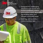 3M Safety Glasses, Solus 1000 Series, ANSI Z87, Scotchgard Anti-Fog, Indoor/Outdoor Grey Lens, Blue/Black Frame, Pack of 1