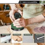 Prostormer 5-Inch Random Orbital Sander with 21PCS Sandpapers, 8000-13000RPM, 2.6AMP Palm Sander with 6 Variable Speeds, Dust Collection For Polishing, Sanding