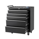Loumernhant 5-Drawer Rolling Tool Chest, Heavy Duty Tool Storage Cabinet with Drawers & Locking Mechanism & Wheels, Multifunctional Utility Tool Storage Chest Organizer for Warehouse, Repair Shop.